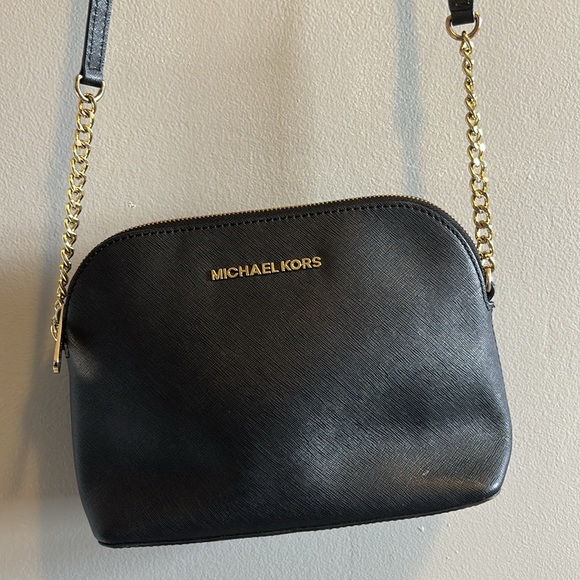 Michael Kors Black Leather Crossbody - Picture 2 of 12
